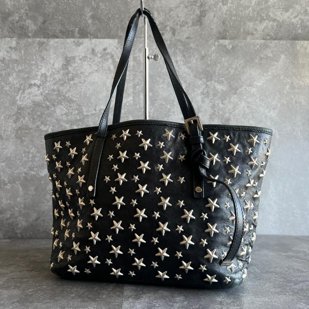 ⭐️JIMMY CHOO⭐️ジミーチュウ サシャ S トートバッグ スタッズ