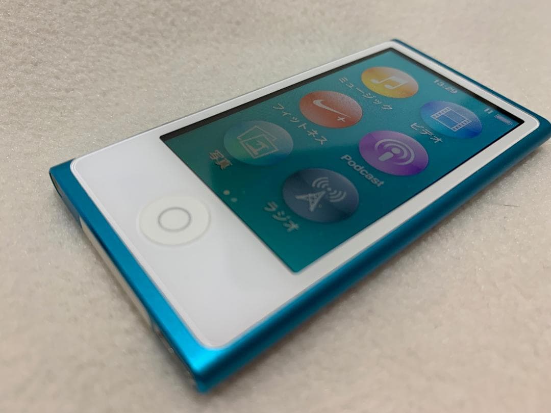 【美品】Apple iPod nano 第7世代 16GB ブルー