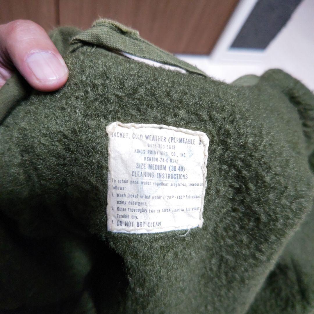 本格ミリタリージャケット オリーブグリーン