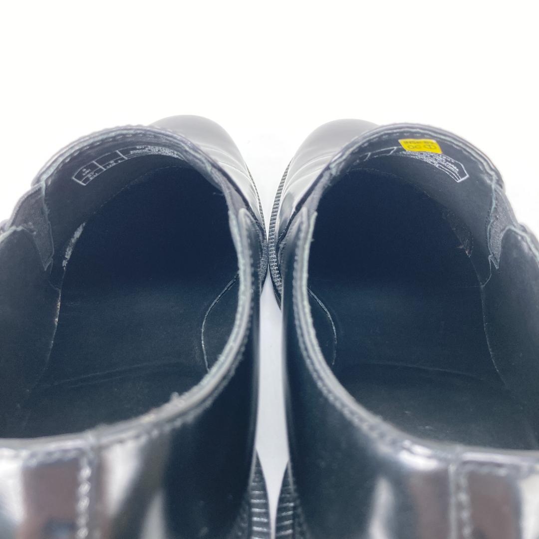 ドクターマーチン　ROSYNA　厚底サイドゴアレザースリッポン　UK4　ブラック