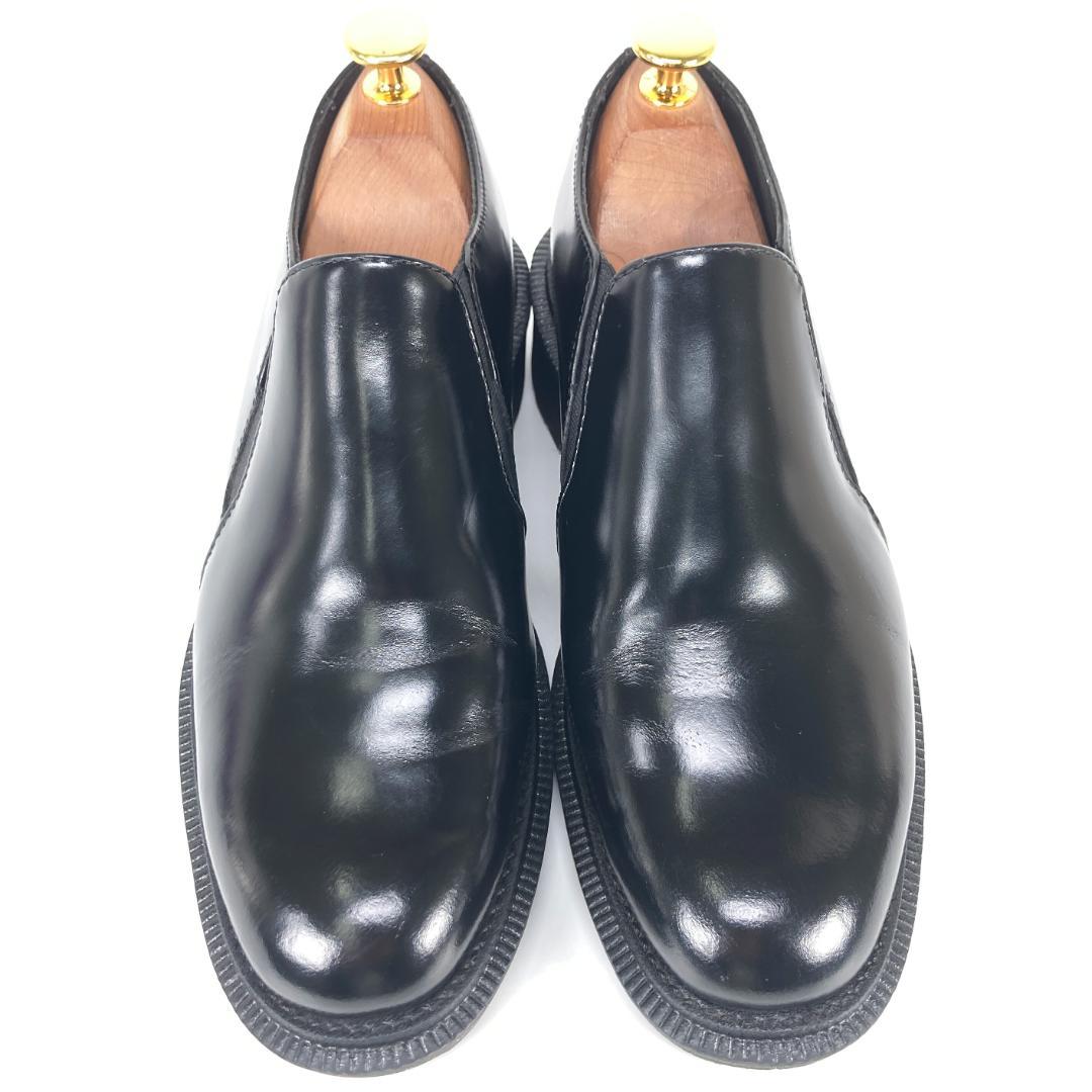 ドクターマーチン　ROSYNA　厚底サイドゴアレザースリッポン　UK4　ブラック