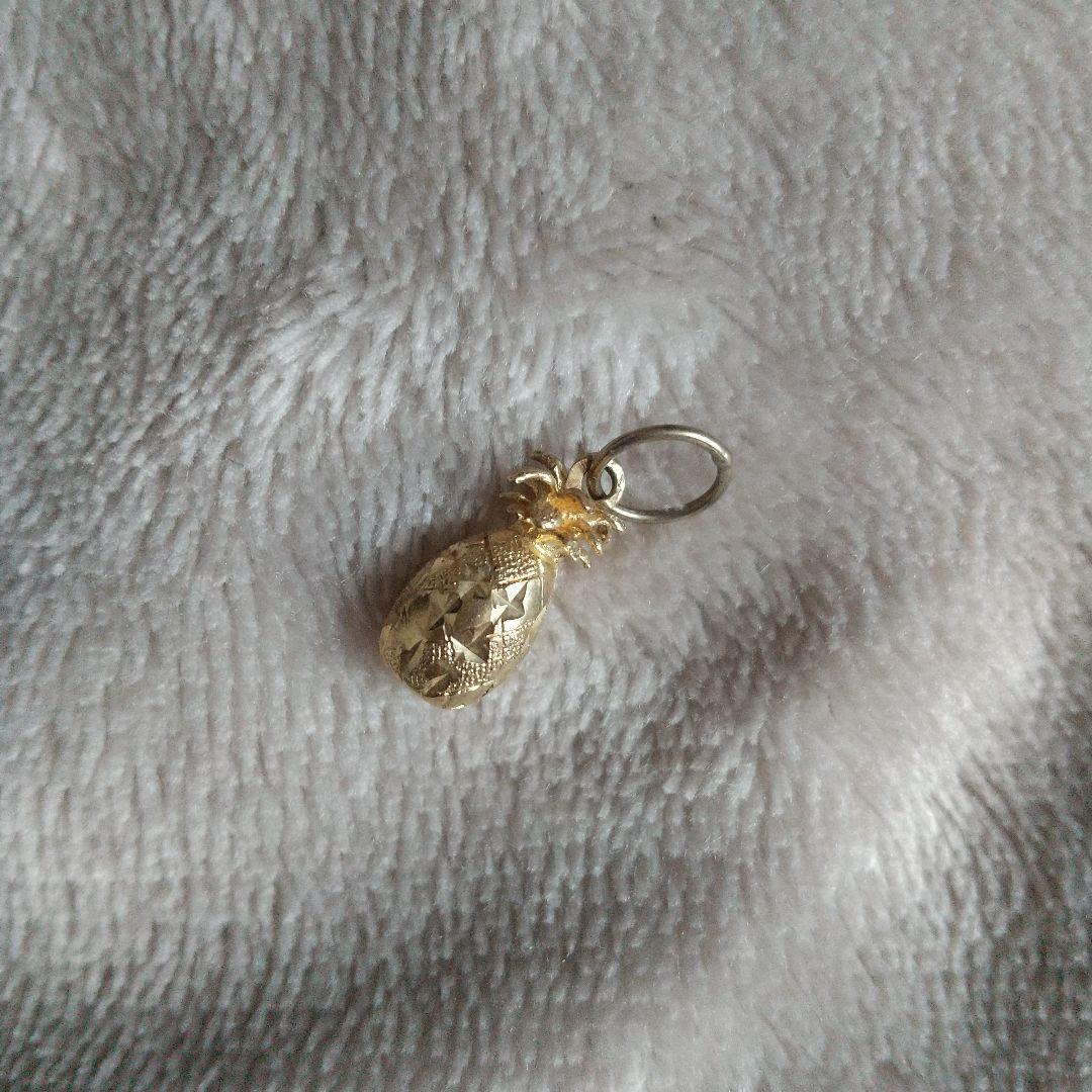 14K ハワイアンジュエリー パイナップル チャーム