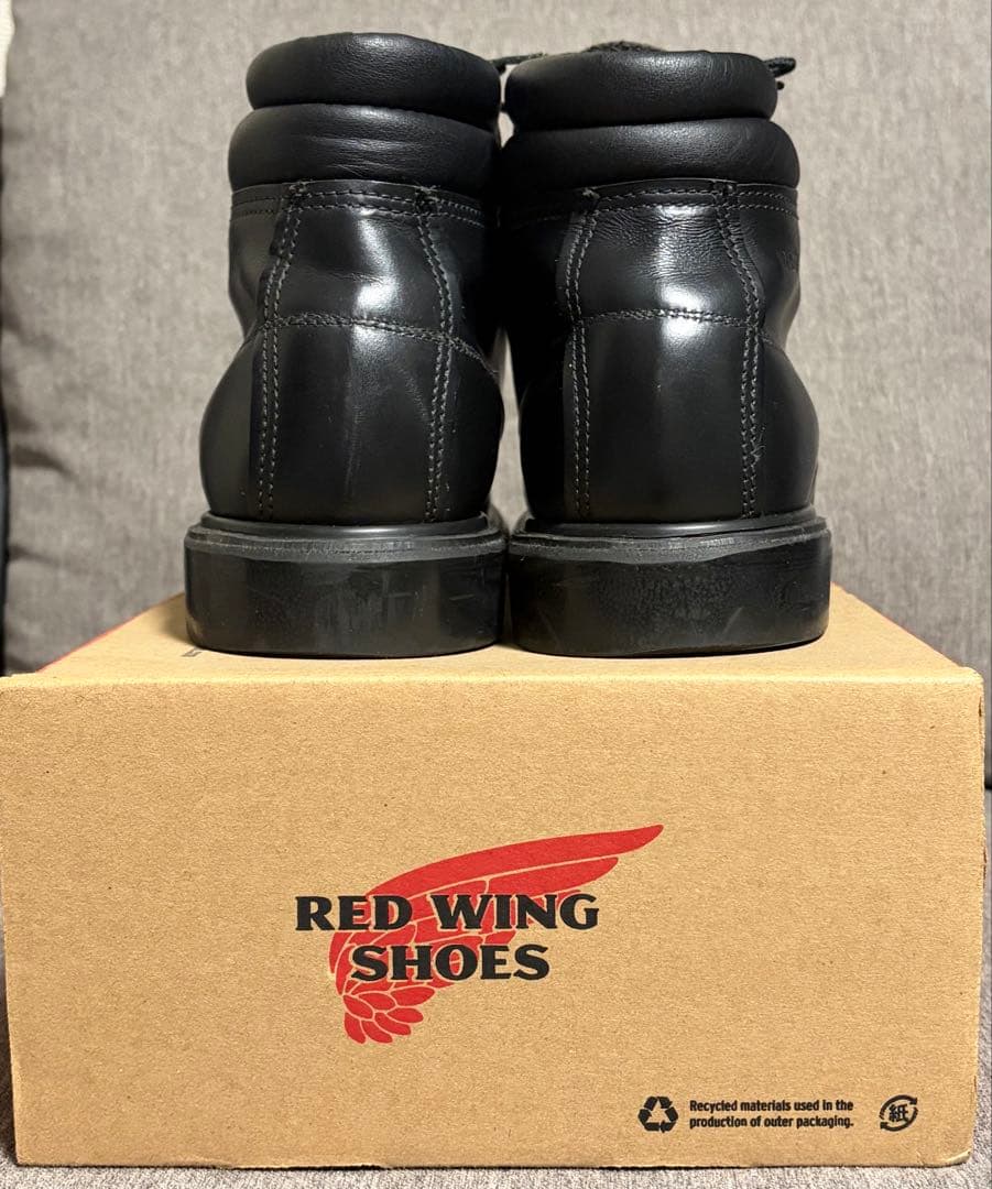 【9 1/2 D 11年】RED WING 8133 スーパーソール ブラック