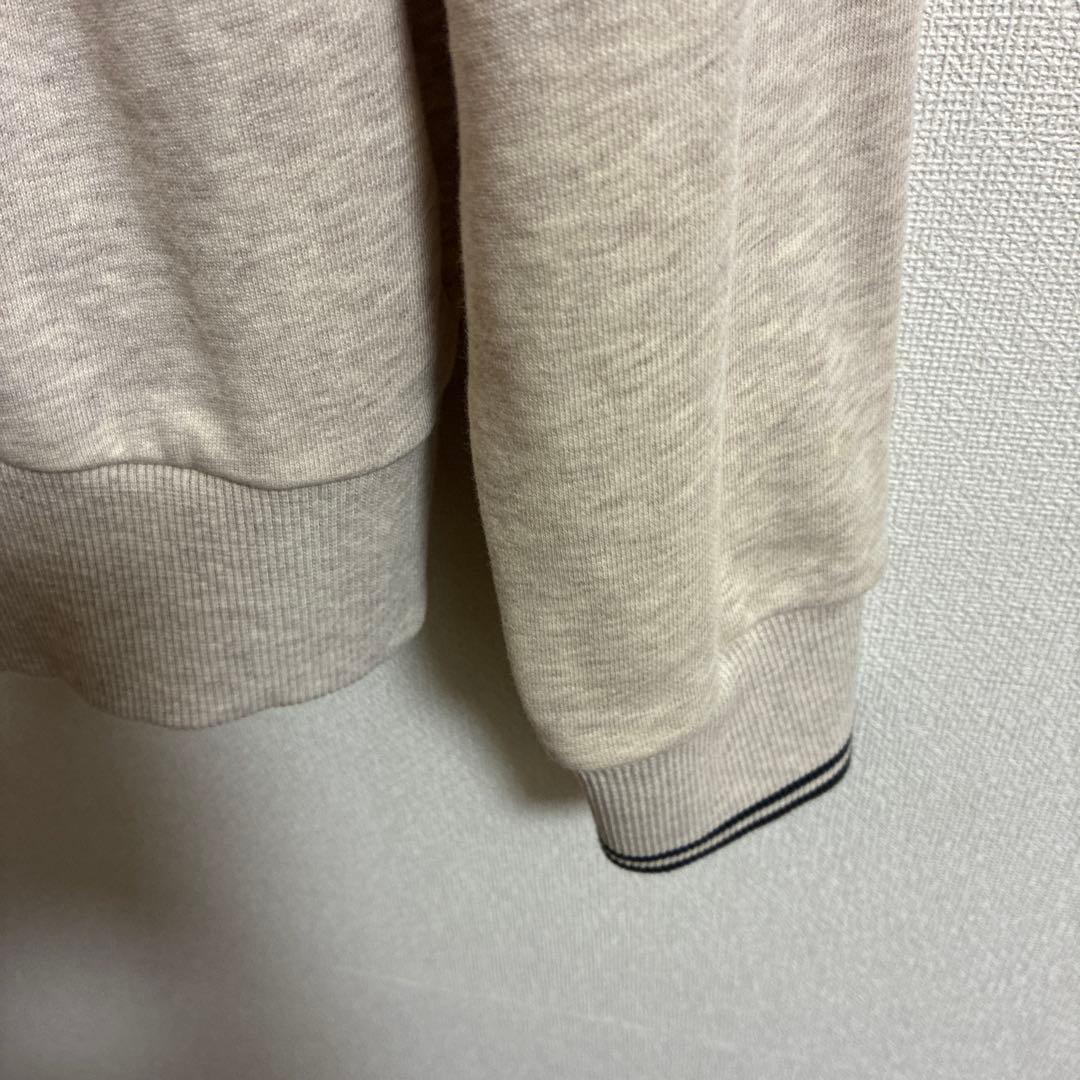 専用　新品-Fred Perry ベージュ ジップアップ スウェット S