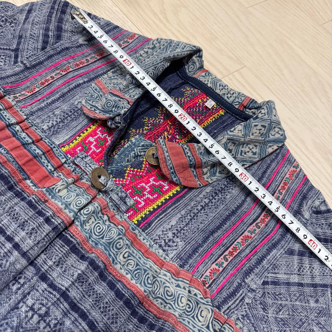 エスニック　民族　モン族　チュニック　刺繍