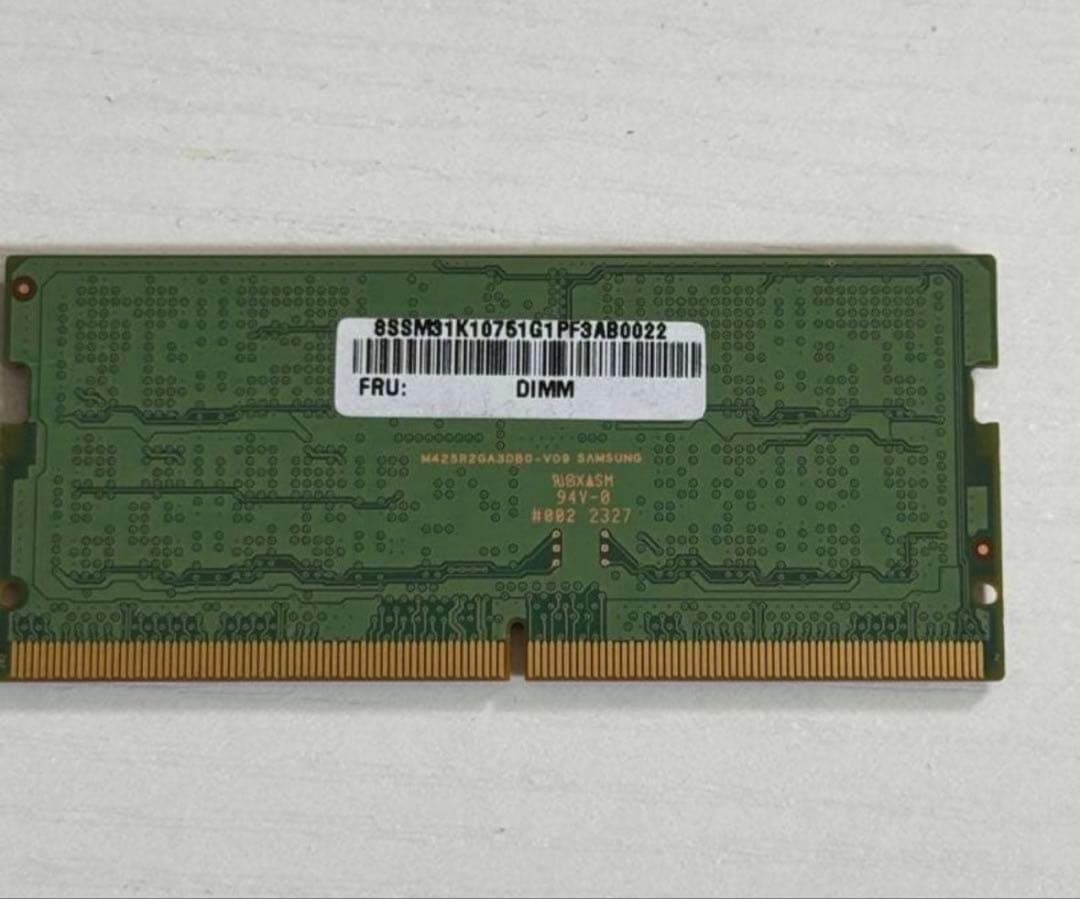 サムスン DDR5 16GB 5600 SODIMM メモリー