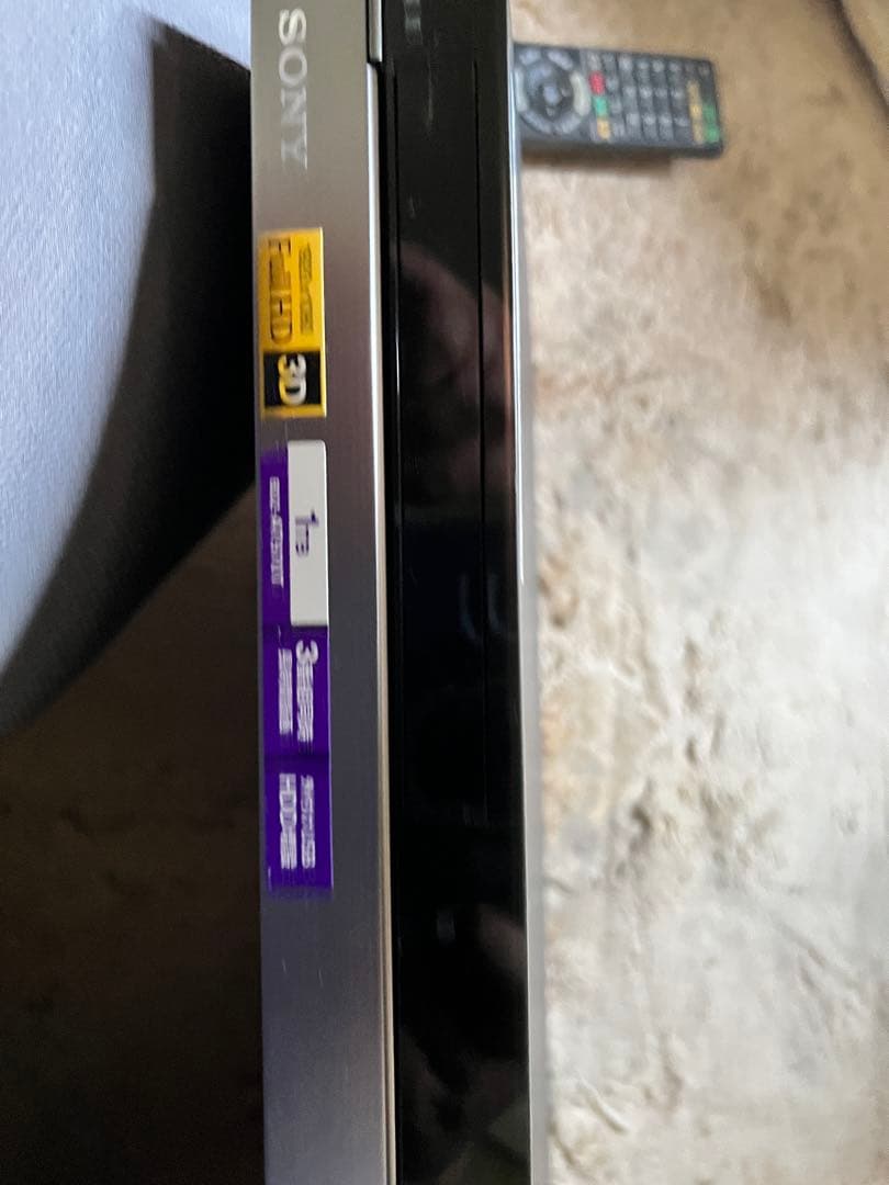 SONY　ソニー　ブルーレイレコーダー　BDZ-AT970T　　リモコン