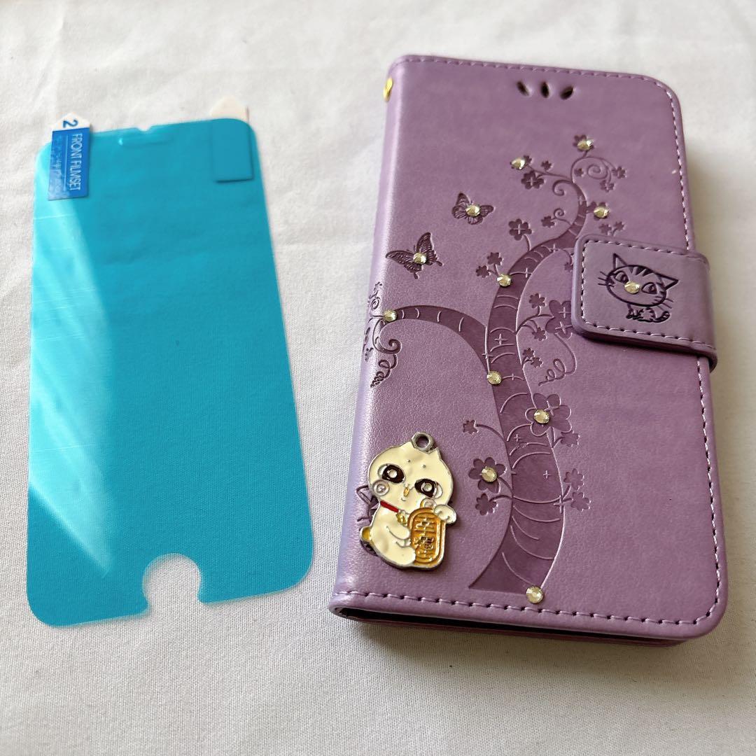 iPhone SE 2020 ケース iPhone 8 手帳型 かわいい 猫