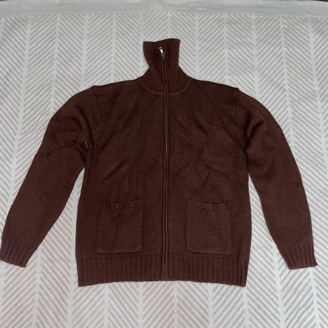 新品未使用 デッドストック RRL 三つ星 ハイネックジップニット S