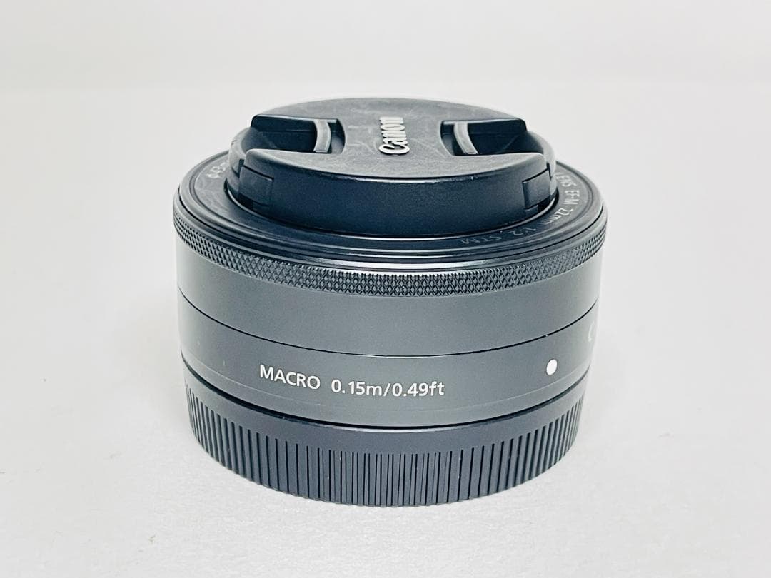 Canon キヤノン EF-M 22mm F2 STM 単焦点レンズ ブラック