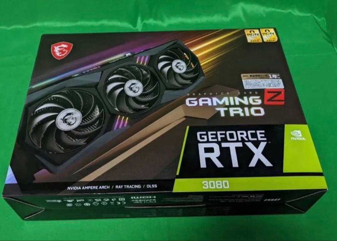 グラフィックボード・グラボ・ビデオカード MSI RTX3080 GAMING Z TRIO 12G LHR
