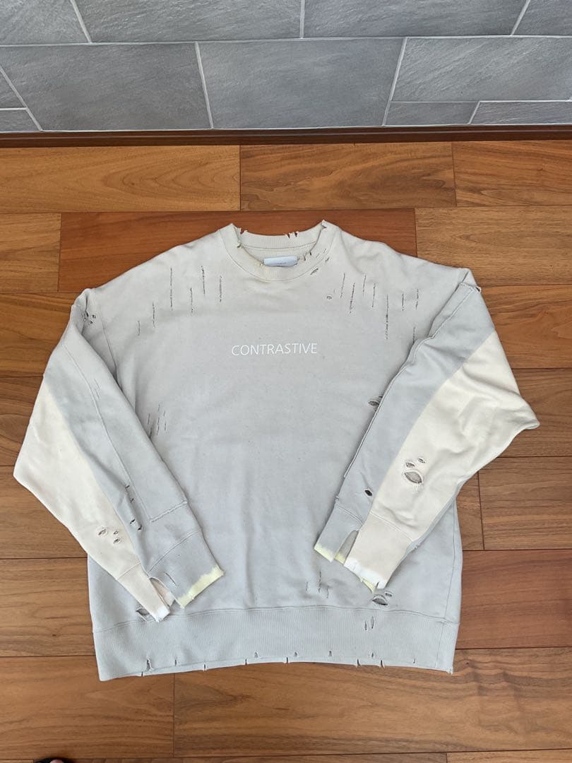 steinダメージ加工スウェット サイズS