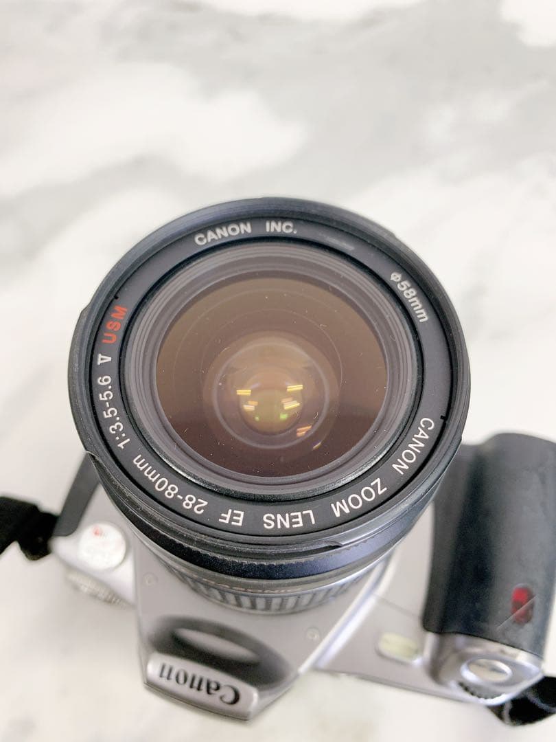 ＃Canon EOS Kiss III Kit フィルム一眼レフカメラ　レンズ