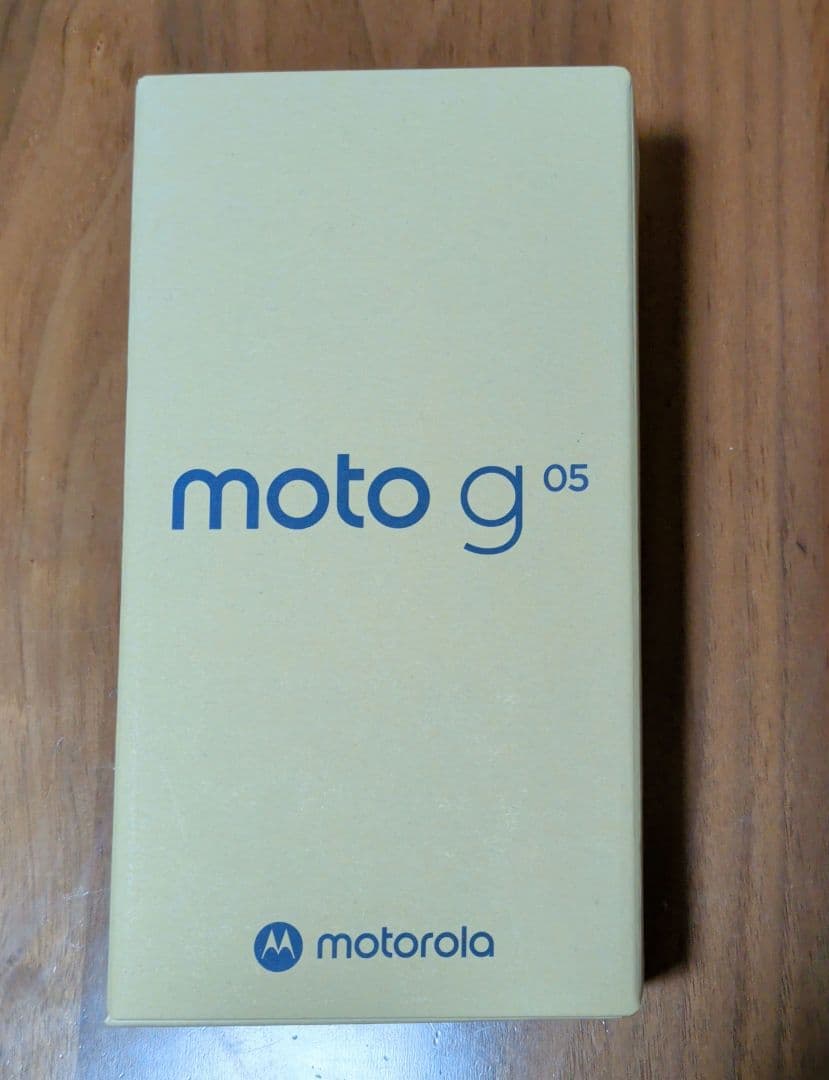 未開封 moto g 05