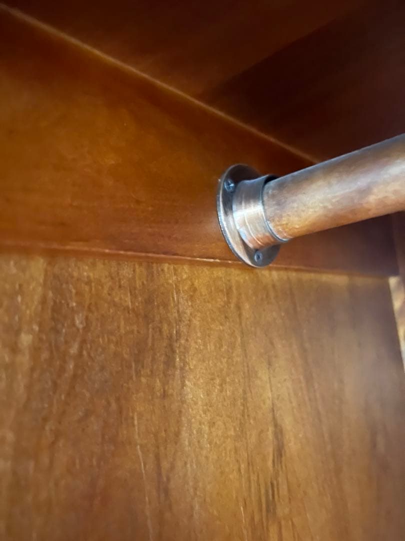 【北海道民芸家具】樺材ワードローブ｜無垢材の重厚感・収納家具