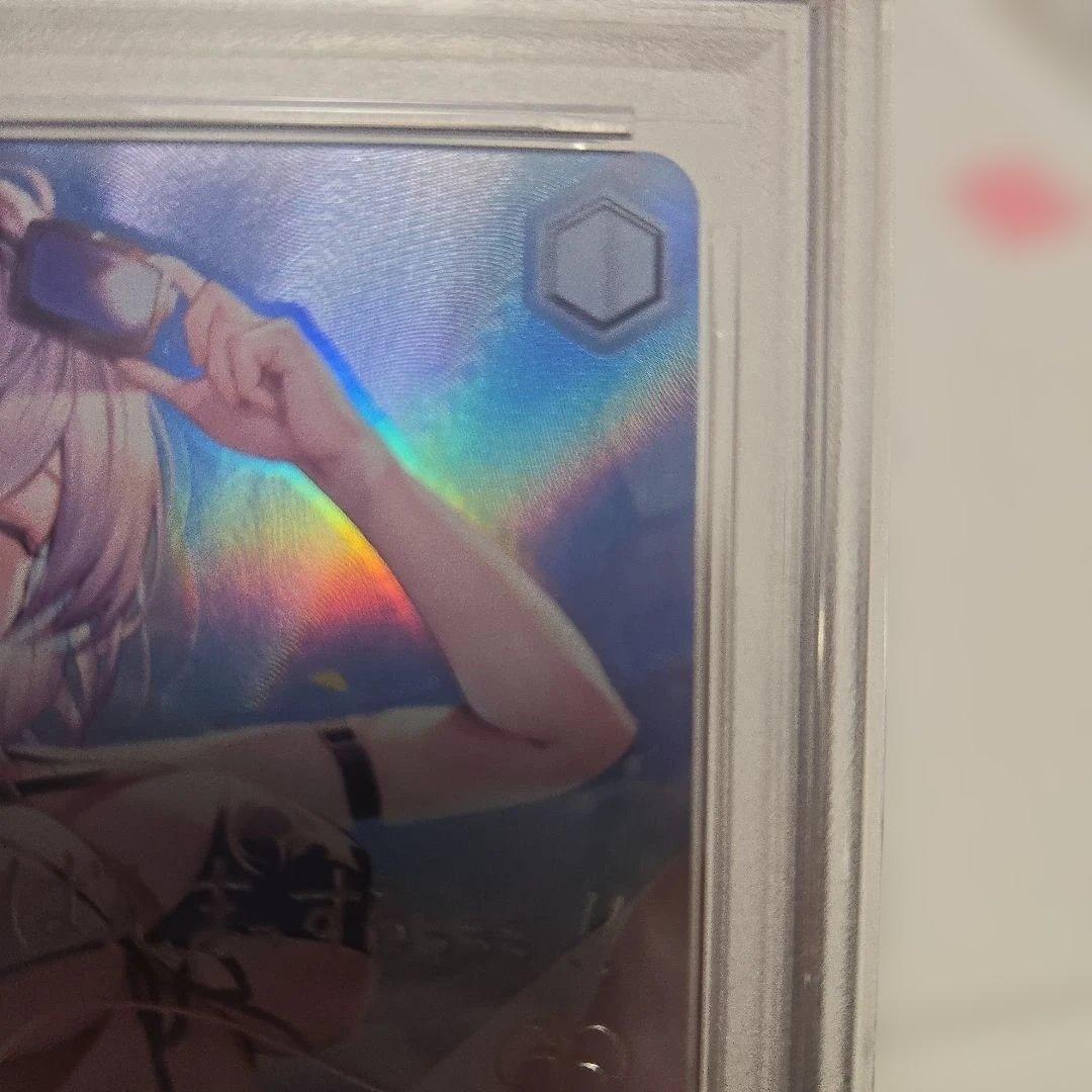 Noel　 ホロカード ヴァイス　白銀ノエル　まぶしい日差しの下で　サイン