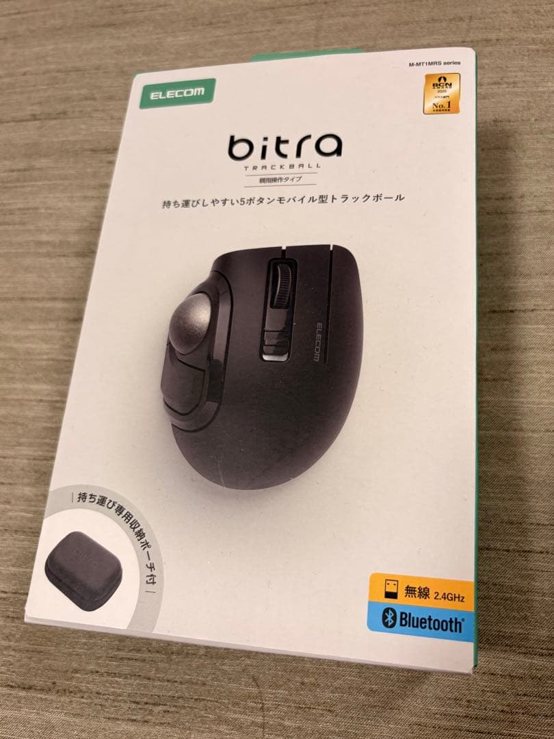 最新型 M-MT1MRSBK ELECOM bitra トラックボールマウス