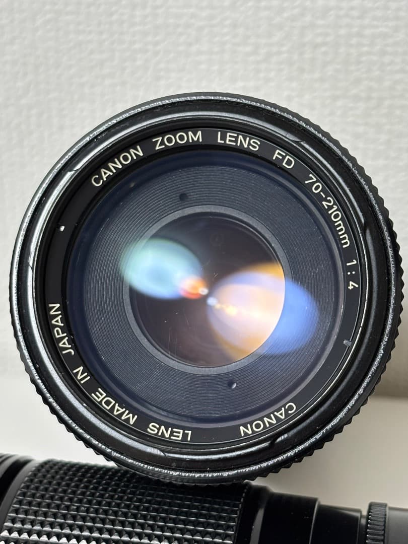 Canon AV-1 モルト交換済 FDレンズ５本