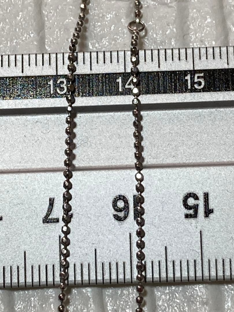 プラチナ ボールチェーン ネックレス Pt850