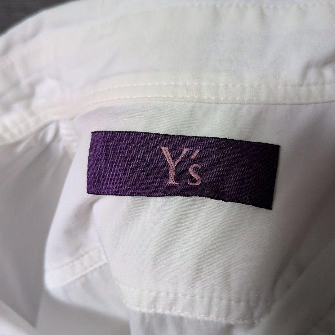 ワイズ Y's ロングシャツワンピース 白 2