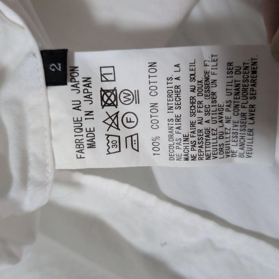 ワイズ Y's ロングシャツワンピース 白 2