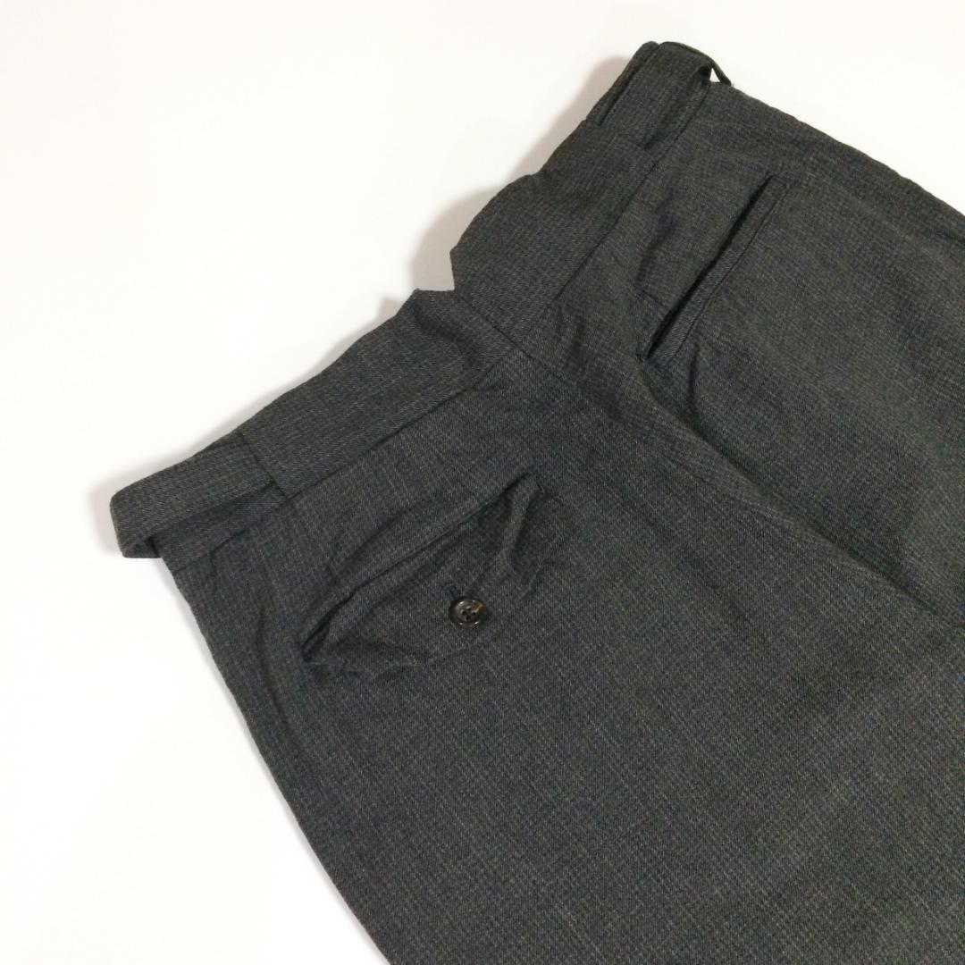 80s コムデギャルソンオム 2タック ウールスラックス M アーカイブ