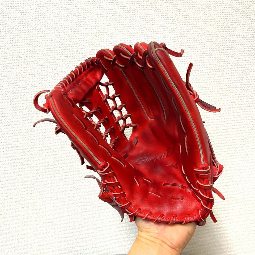 827 ミズノ グローバルエリート 極美品 即戦力 軟式 外野手用グローブ