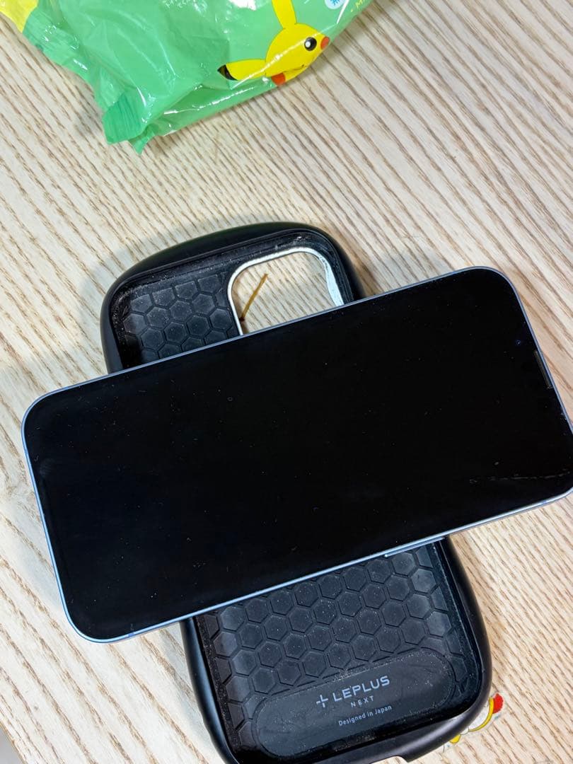 SIMフリー Apple 初期化済みiPhone 14 512gb青 ケース付き