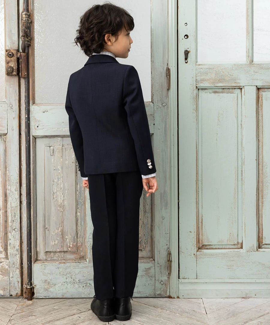 美品　SALEフォーマルスーツ 入学式 卒園式 6点セットロングパンツ　130