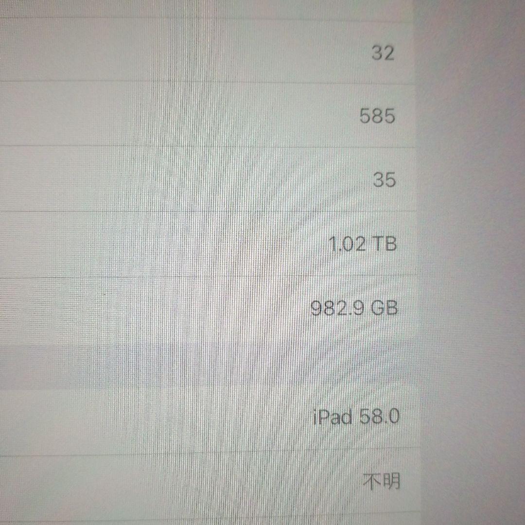 ipad pro 12.9 第3世代 1TB セルラーモデル