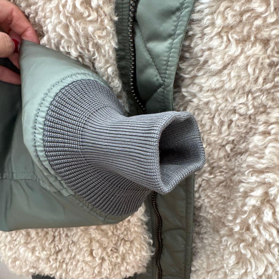 HYKE ジャケットサイズ2 Mもこもこブルゾン