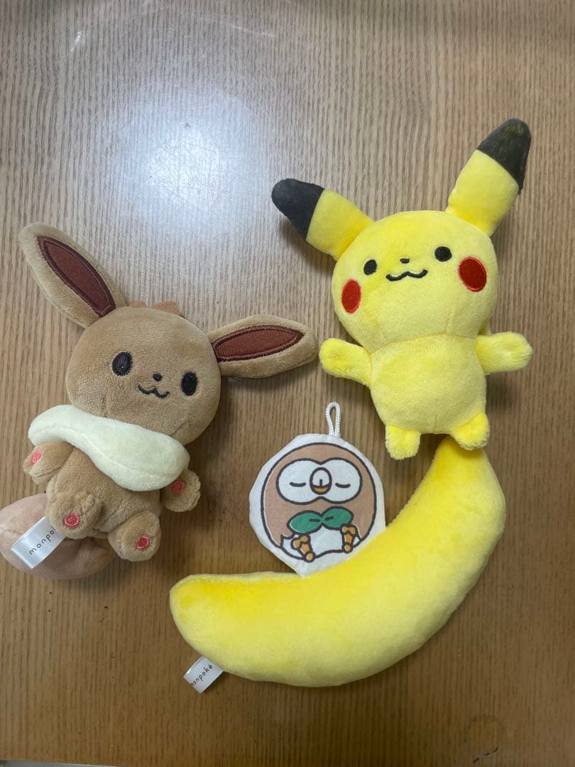 【美品】モンポケ ベビージム ピカチュウ イーブイ