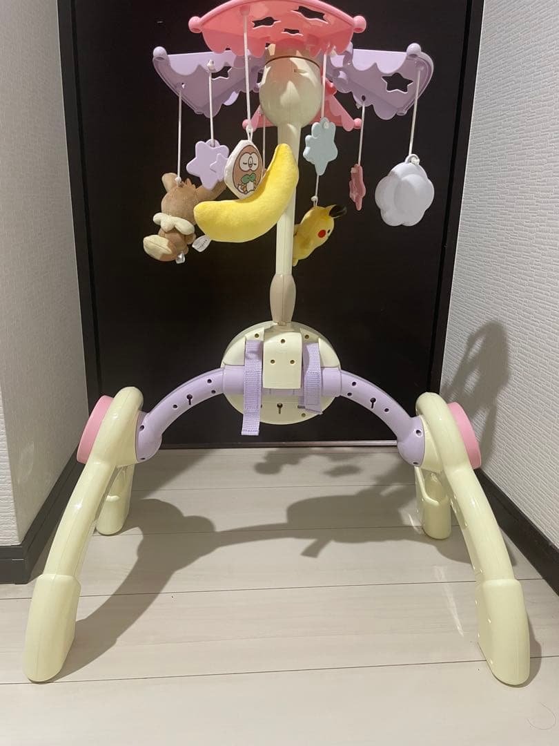 【美品】モンポケ ベビージム ピカチュウ イーブイ