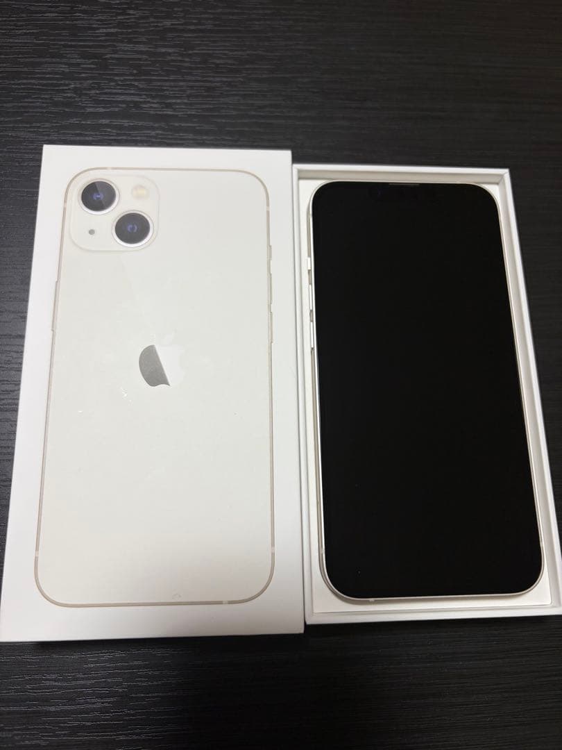 【極美品】iPhone 13 スターライト 128GB SIMフリー