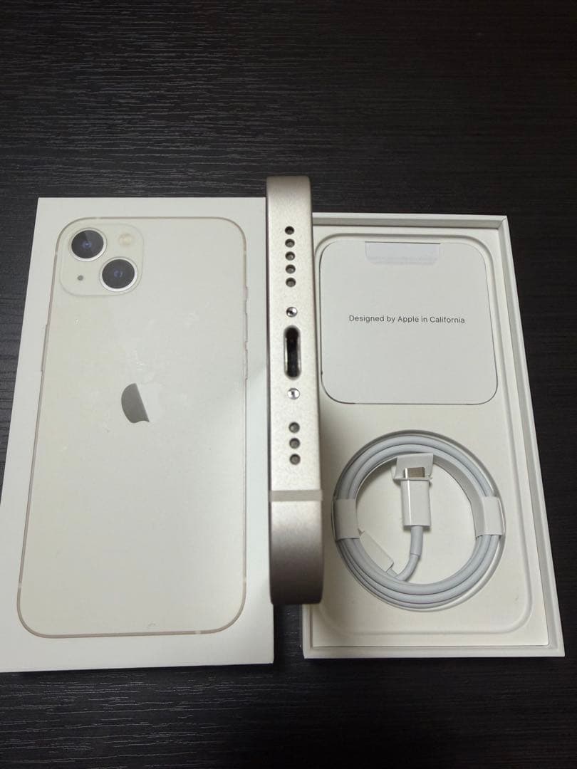【極美品】iPhone 13 スターライト 128GB SIMフリー