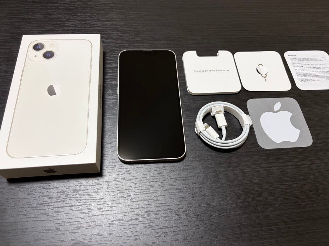 【極美品】iPhone 13 スターライト 128GB SIMフリー