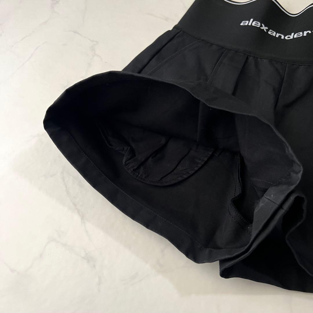 アレキサンダーワン サファリパンツ ショートパンツ 黒 ロゴ 2 M