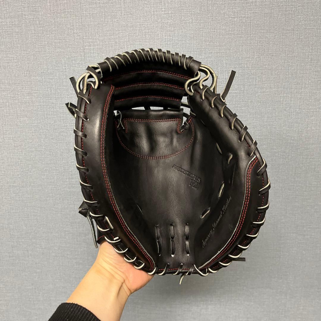 1124 ZETT ネオステイタス 極美品 軟式 キャッチャーミット