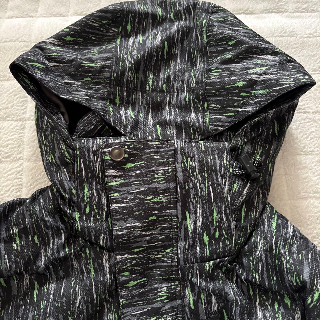 美品　DIFENDER メンズMサイズ スキーウェア 黒/緑スノーウェア　スノボ