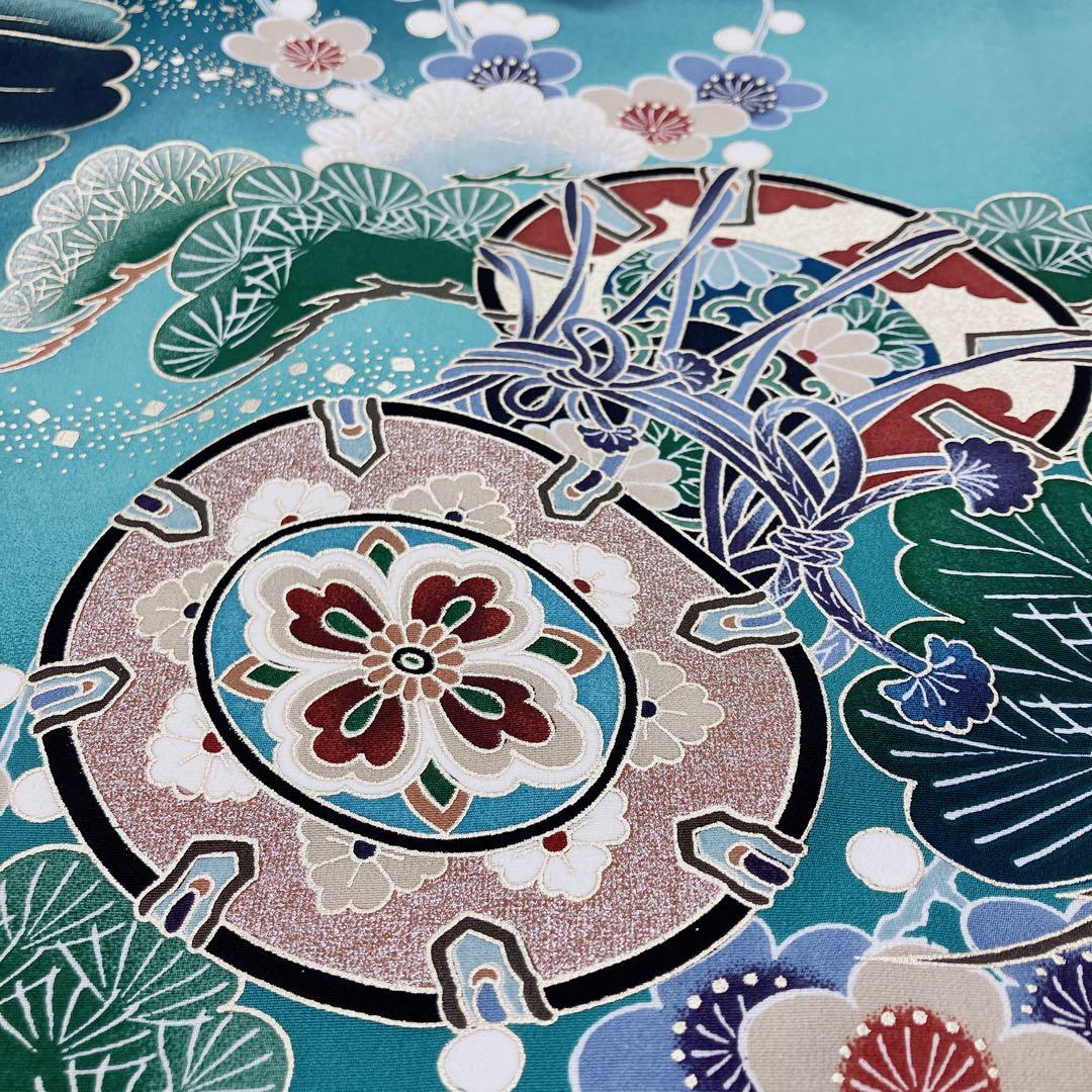 ◎mk-349　高級　逸品　男児　御祝着・襦袢 セット　お宮参り　10-1