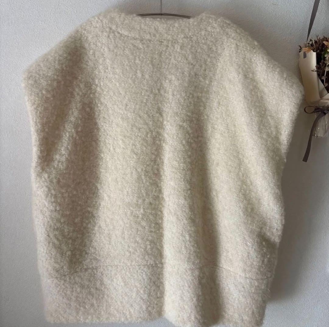 eLLa selectshop ボアシャギーニットジレ　ベスト