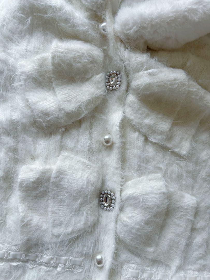 LIZLISAフード付きリボンポンチョ