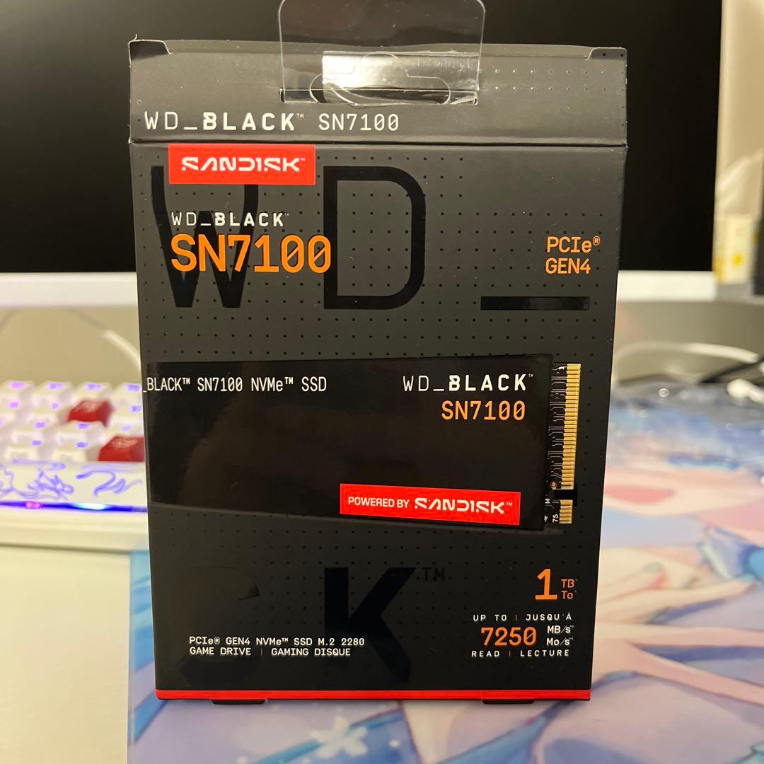内蔵型SSD WD Black sn7100 1tb