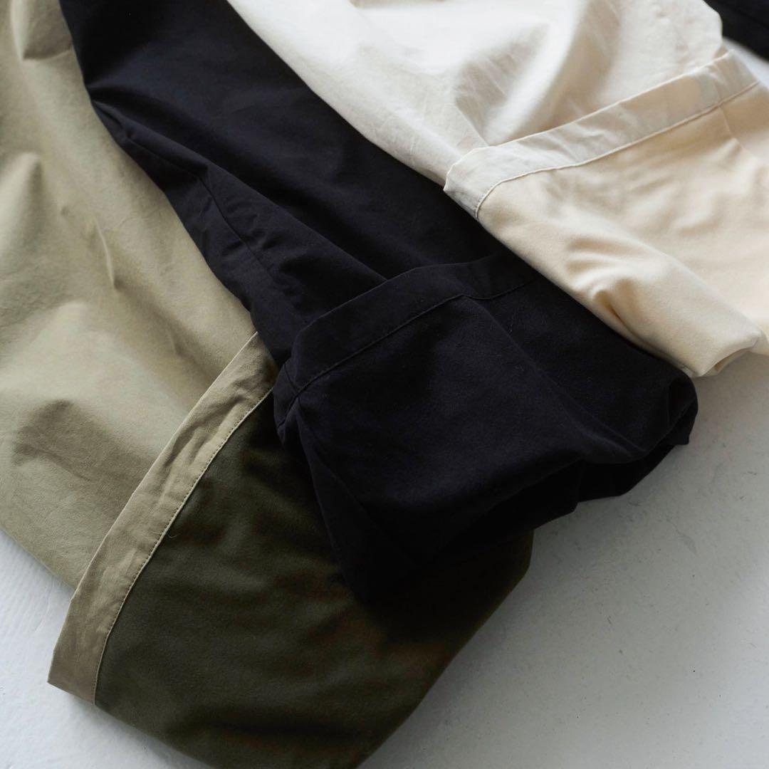 SeaRoomlynn Fluffy Cottonストレートパンツ　ブラック