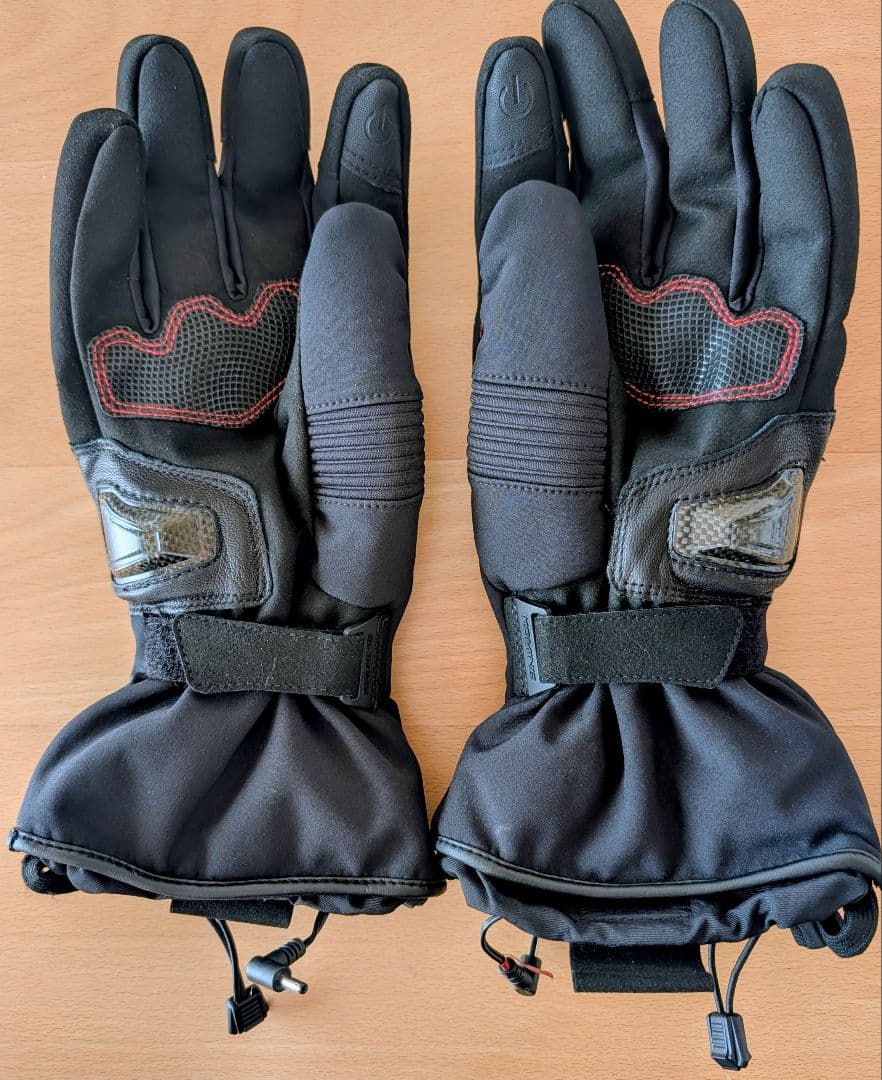 ほぼ新品 コミネ 電熱 アドバンスドプロテクトエレクトリックグローブ Lサイズ