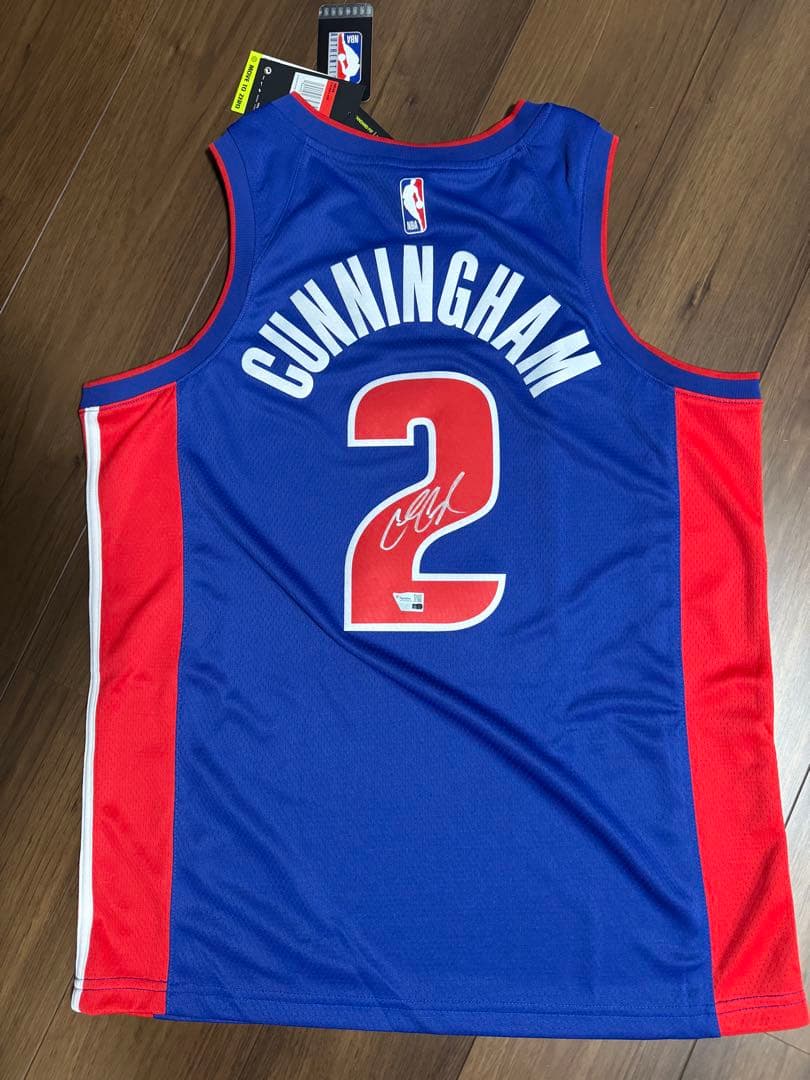 CUNNINGHAM サイン入りジャージ ピストンズ