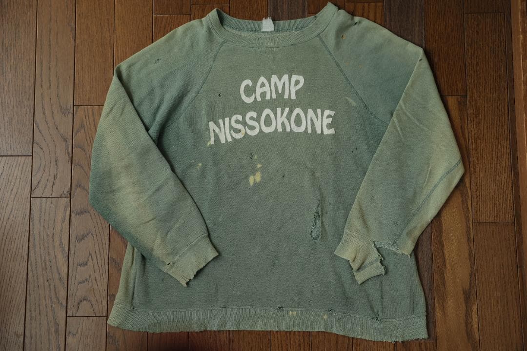 70s〜　 vintage スウェット　鬼フェード　サンフェード　ダメージ