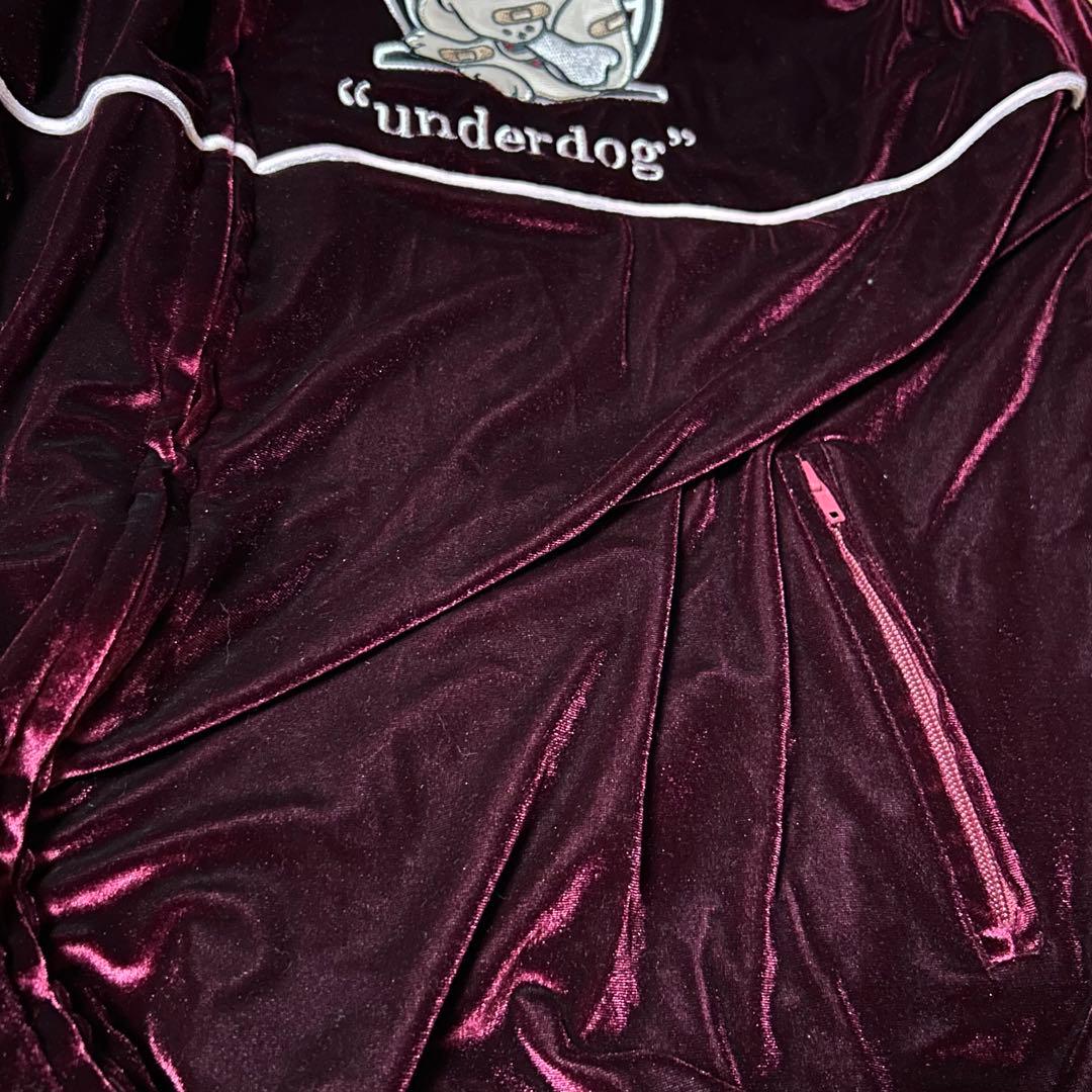 美品 GALFY ガルフィー ベロア セットアップ ジャージ レッド ボルドー