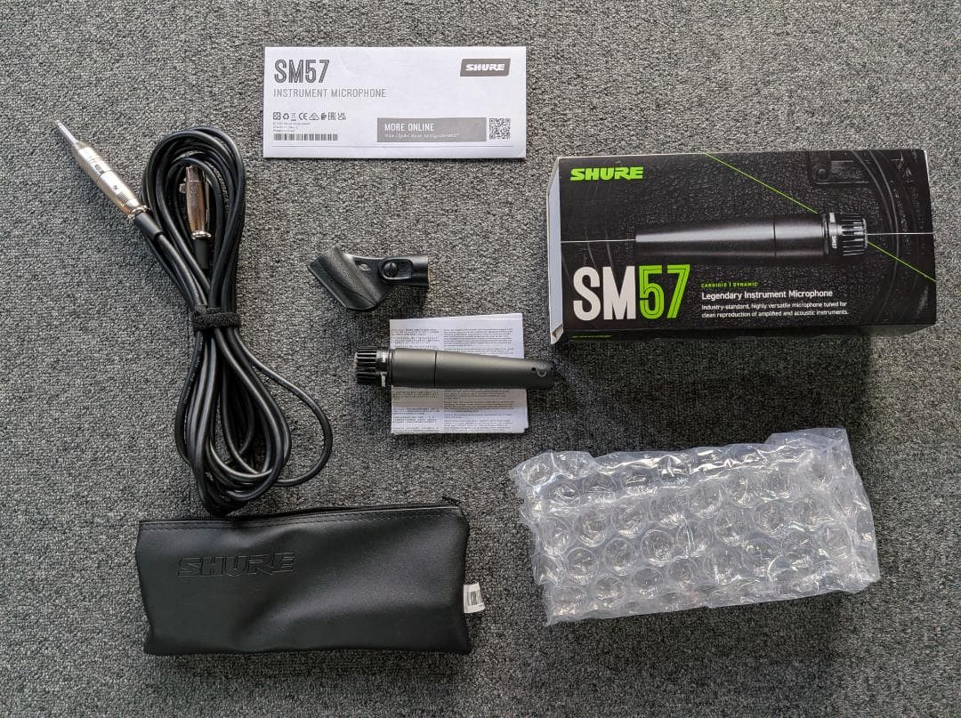 SHURE ( シュア ) / SM57　ダイナミックマイク（ケーブル付）