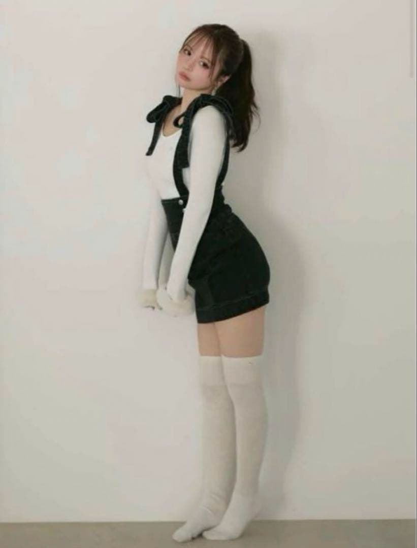 【新品】andmary Ravi fur tops white